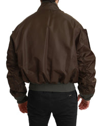 Thumbnail for Sequined Double-Breasted Bomber Jacket