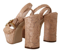 Thumbnail for Elegant Pink Platform Heels