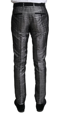 Thumbnail for Elegant Silver Patterned Men's Suit