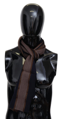 Thumbnail for Elegant Striped Wool Scarf