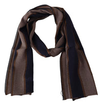 Thumbnail for Elegant Striped Wool Scarf