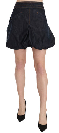 Thumbnail for Chic Dark Blue A-Line Mini Skirt