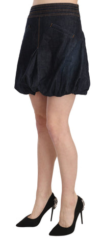 Thumbnail for Chic Dark Blue A-Line Mini Skirt