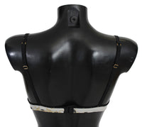 Thumbnail for Elegant White Push-Up Bra With Logo Details