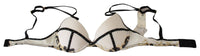 Thumbnail for Elegant White Push-Up Bra With Logo Details