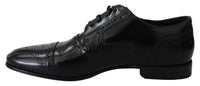 Thumbnail for Elegant Black Leather Formal Derby Shoes