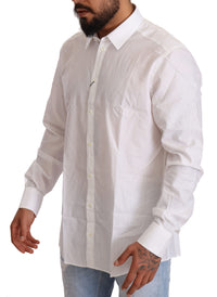 Thumbnail for Elegant White Martini Fit Shirt