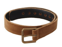 Thumbnail for Elegant Engraved Buckle Leather Belt