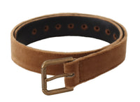 Thumbnail for Elegant Engraved Buckle Leather Belt