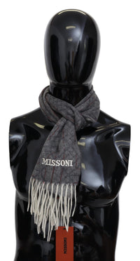 Thumbnail for Elegant Unisex Cashmere Scarf with Signature Pattern