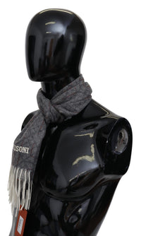 Thumbnail for Elegant Unisex Cashmere Scarf with Signature Pattern