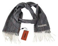 Thumbnail for Elegant Unisex Cashmere Scarf with Signature Pattern