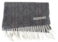 Thumbnail for Elegant Unisex Cashmere Scarf with Signature Pattern