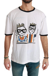 Thumbnail for Elegant White Silk-Blend Men's T-Shirt