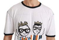 Thumbnail for Elegant White Silk-Blend Men's T-Shirt