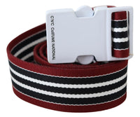 Thumbnail for Elegant Stripe Canvas Waist Belt