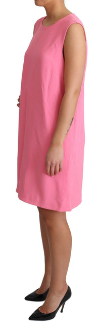 Thumbnail for Elegant Pink Shift Knee Length Dress