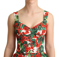 Thumbnail for Chic Red Geranium Print Sleeveless Jumpsuit