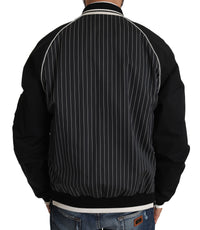 Thumbnail for Elegant Sequined Black Bomber Jacket