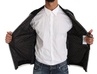 Thumbnail for Elegant Sequined Black Bomber Jacket