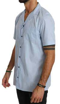Thumbnail for Elegant Blue Cotton Casual Shirt
