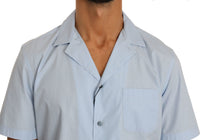 Thumbnail for Elegant Blue Cotton Casual Shirt