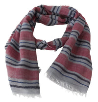 Thumbnail for Elegant Multicolor Striped Wool Scarf