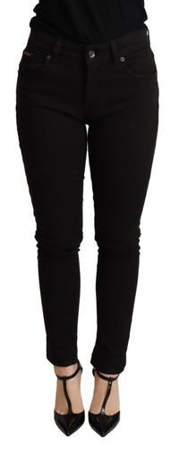 Thumbnail for Elegant Slim Black Skinny Jeans