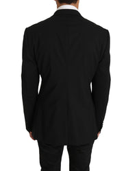 Thumbnail for Elegant Black Slim Fit Martini Blazer Jacket