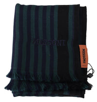 Thumbnail for Elegant Multicolor Wool Scarf with Fringes