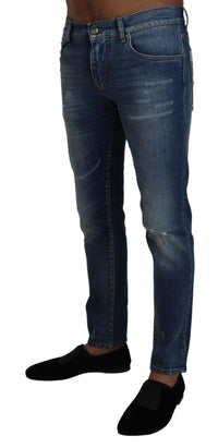 Thumbnail for Elegant Slim Fit Italian Denim Jeans