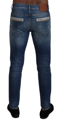 Thumbnail for Elegant Slim Fit Italian Denim Jeans