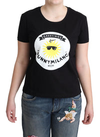 Thumbnail for Chic Moschino Cotton Tee with Milano Print