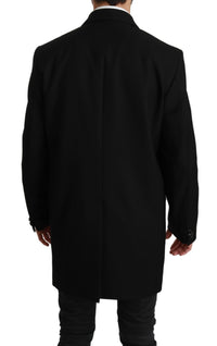 Thumbnail for Elegant Black Wool Formal Blazer