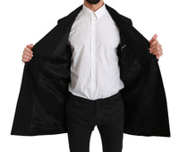 Thumbnail for Elegant Black Wool Formal Blazer