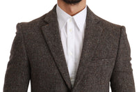 Thumbnail for Brown Jacket Formal Coat Wool Blazer