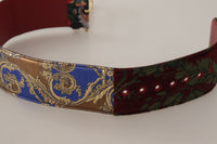 Thumbnail for Engraved Logo Multicolor Leather Belt