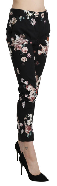 Thumbnail for Elegant High Waist Cropped Trousers