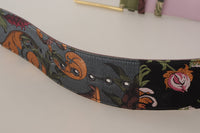 Thumbnail for Elegant Multicolor Canvas-Leather Belt