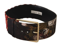 Thumbnail for Engraved Logo Multicolor Leather Belt