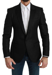 Thumbnail for Slim Fit Martini Black Blazer Jacket