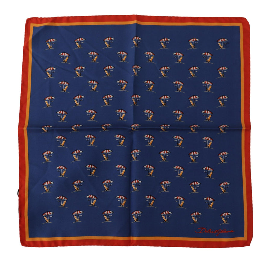 Elegant Silk Men's Square Scarf