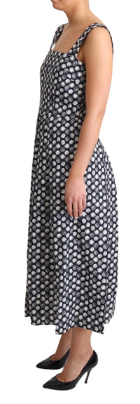 Thumbnail for Elegant Sleeveless Geometric Midi A-Line Dress