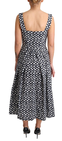 Thumbnail for Elegant Sleeveless Geometric Midi A-Line Dress