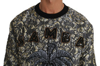 Thumbnail for Samba Jacquard Palm Crewneck Sweater