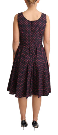 Thumbnail for Chic Polka Dotted A-Line Sleeveless Dress