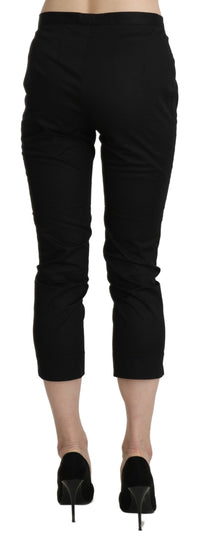 Thumbnail for Elegant High Waist Skinny Cropped Pants