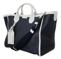 Thumbnail for Elegant Two-Tone Leather Shopper Tote