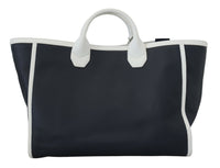 Thumbnail for Elegant Two-Tone Leather Shopper Tote