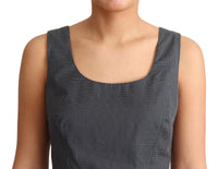 Thumbnail for Elegant Sleeveless Polka Dot A-Line Dress